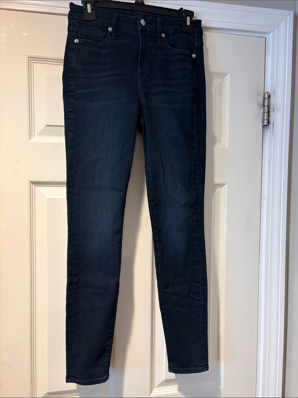 Good American Good Legs Skinny Jeans in Dark Indigo 2/26